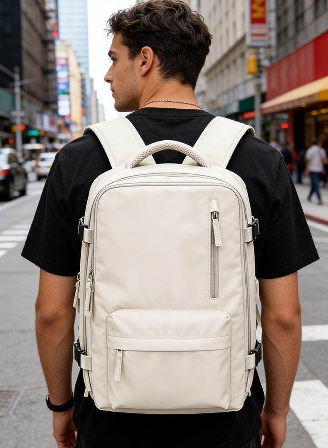 Travel Backpack, Expandable Waterproof Laptop Bag with Independent Shoe Compartment, Hiking Backpack, Waterproof Outdoor Sport Rucksack, School Bag, Multifuctional Luggage Bag, with USB Charge Port,  Casual Daypack on Airplane for Weekender, Work, Business or Any Outdoor Activities - Image 3